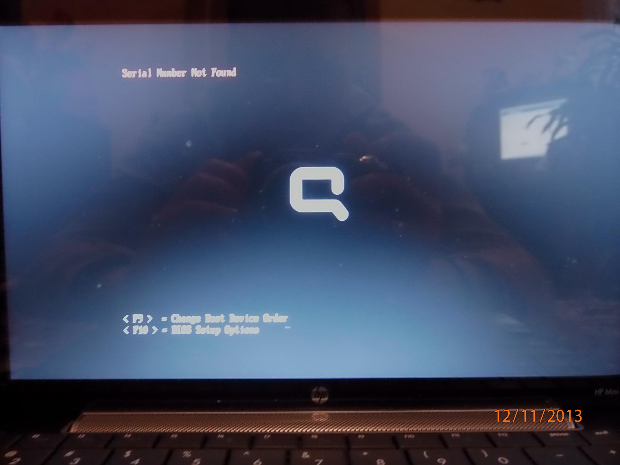 Hp Compaq Serial Number Not Found